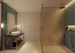 Double or Twin Room | Bathroom | Hair dryer, bathrobes, slippers, towels - TUI BLUE Han River (Da Nang)