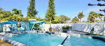Inlet Cottage- Water Views- Fenced- Heated Pool- Spa-Fire Pit- Centrally Located