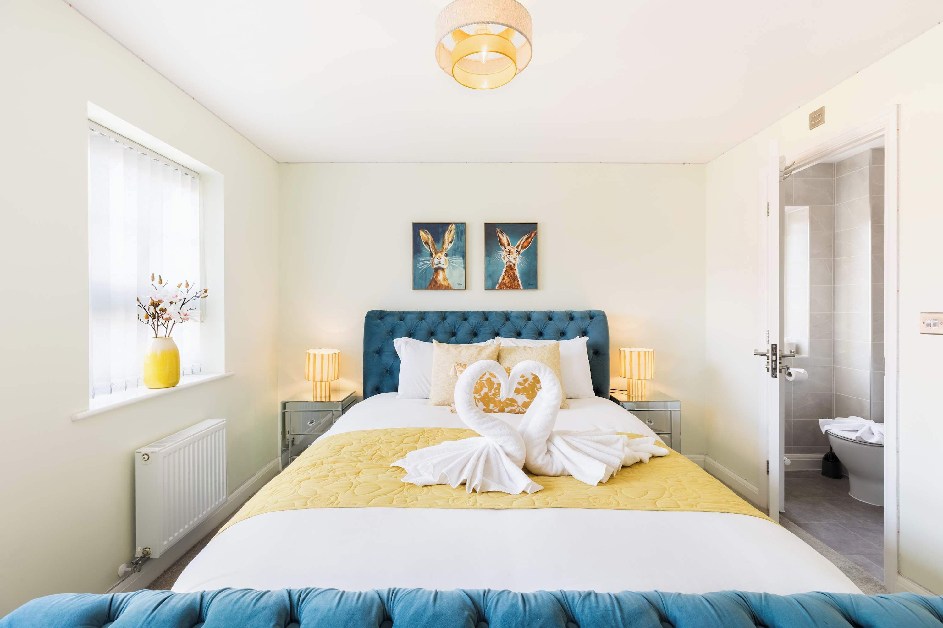 4 bedrooms, desk, iron/ironing board, WiFi