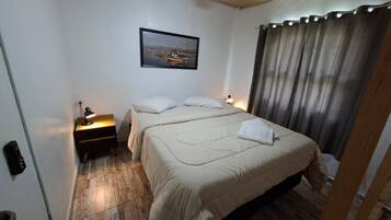 Premium bedding, individually decorated, laptop workspace