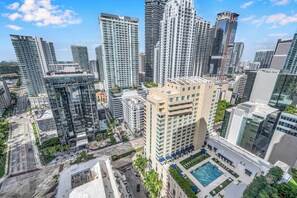 Apartemen Deluks, pemandangan kota | Eksterior