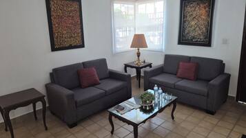 Standard Apartment, Kitchen | Living area