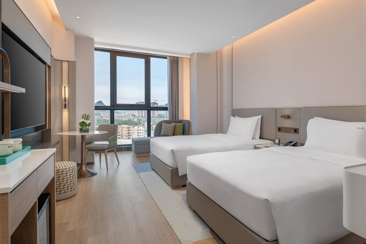 Standard Room, 2 Single Beds, City View