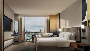 Phòng Suite, 1 phòng ngủ, bếp (Dining) | Két bảo mật tại phòng, bàn, khu vực làm việc phù hợp cho laptop