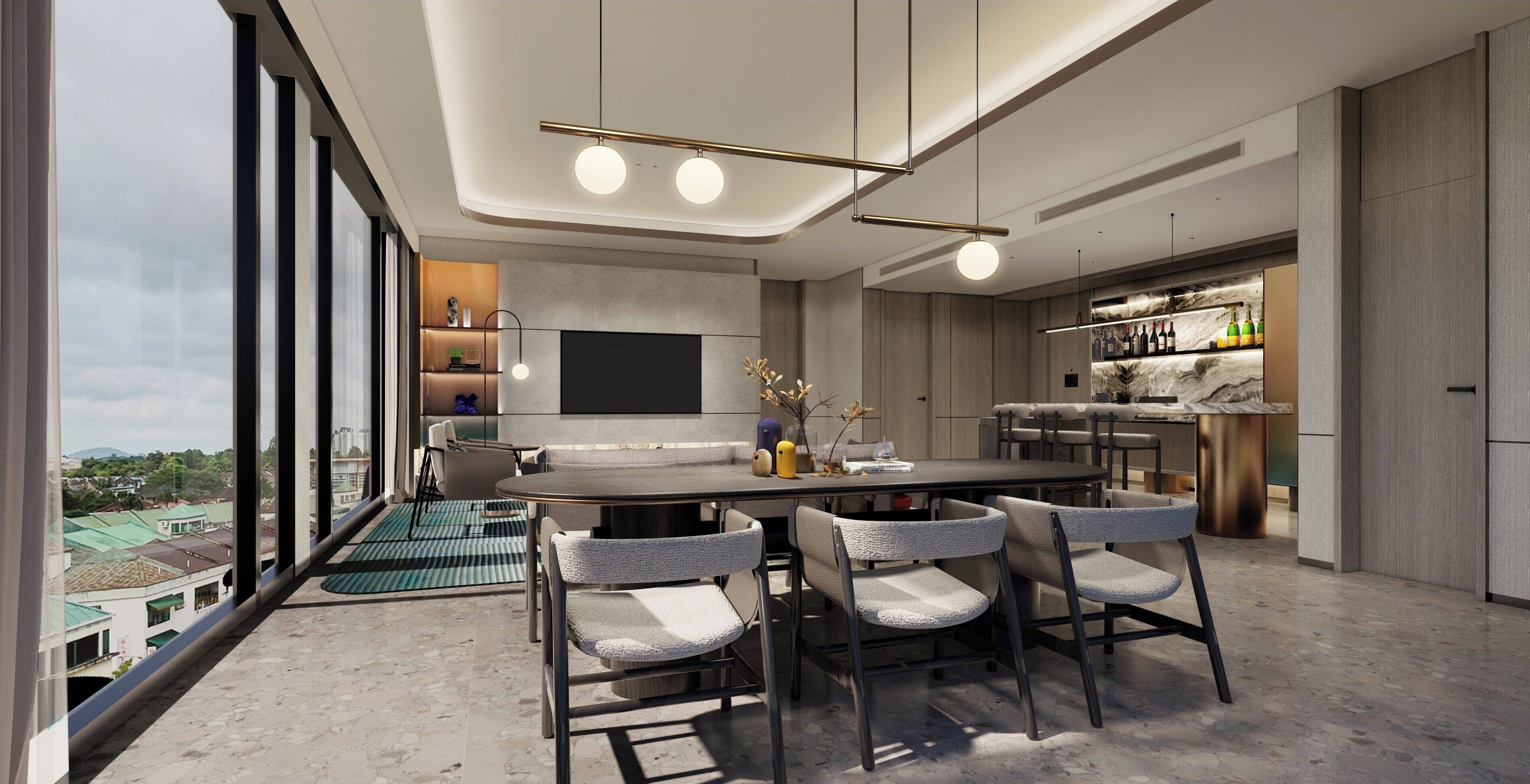 In-room safe, desk, laptop workspace, soundproofing