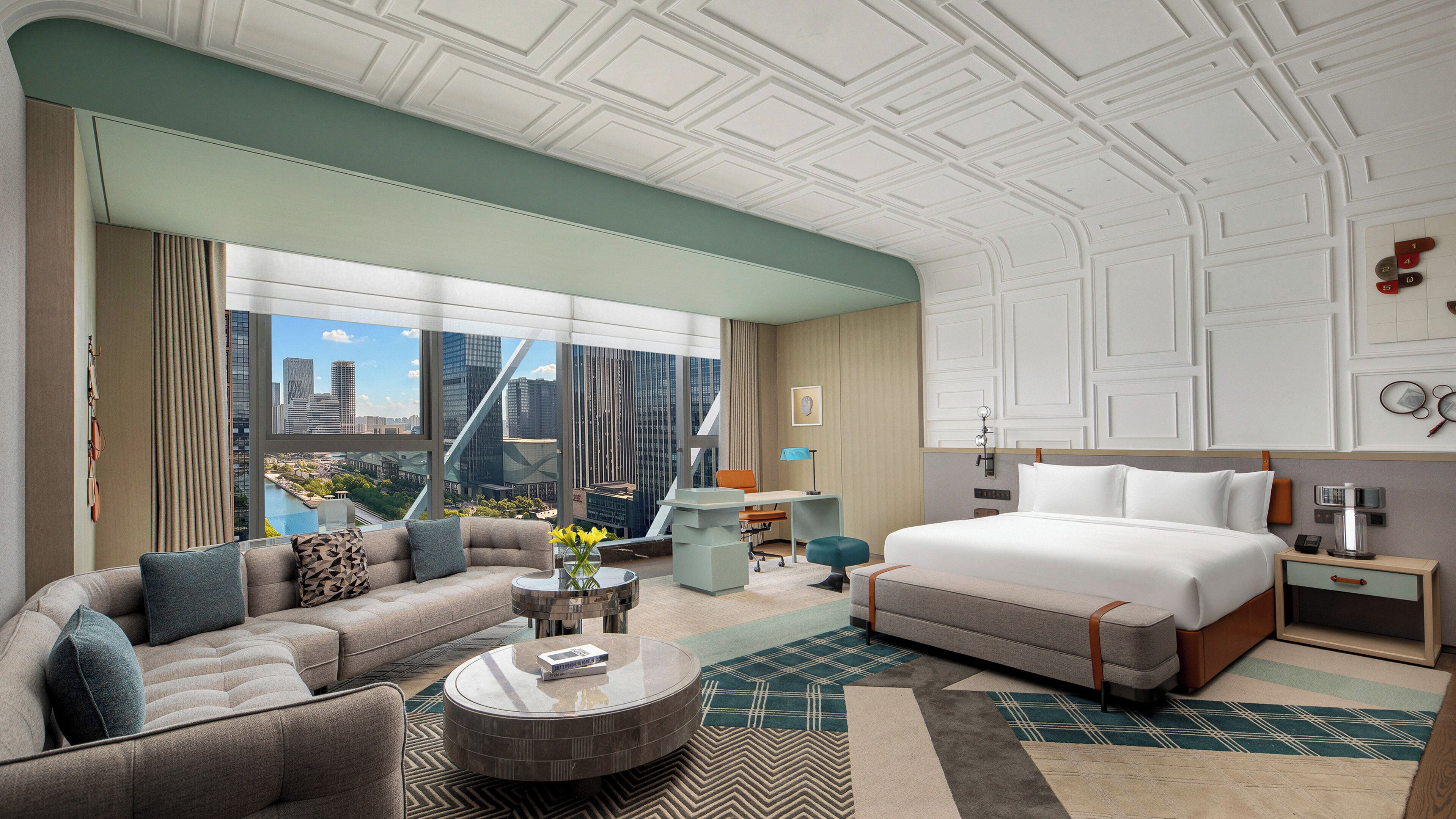 Minibar, in-room safe, desk, blackout curtains