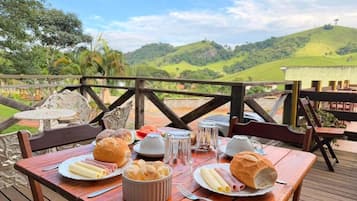 Opções para refeição ao ar livre