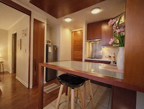 Private kitchen - Bellas Artes and Lastarrias Apartments (Santiago)