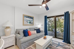 Condo, 1 Queen Bed with Sofa bed (Sea Dunes Nautilus B8) | Living area - Sea Dunes Nautilus B8 (New Smyrna Beach)