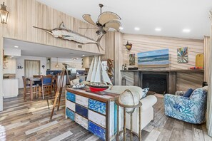 House, Multiple Beds (Hooked on the River) | Living area - Hooked on the River (Edgewater)
