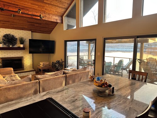 Spectacular views and located minutes from Riverbend Music Center.