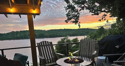 Spectacular views and located minutes from Riverbend Music Center.