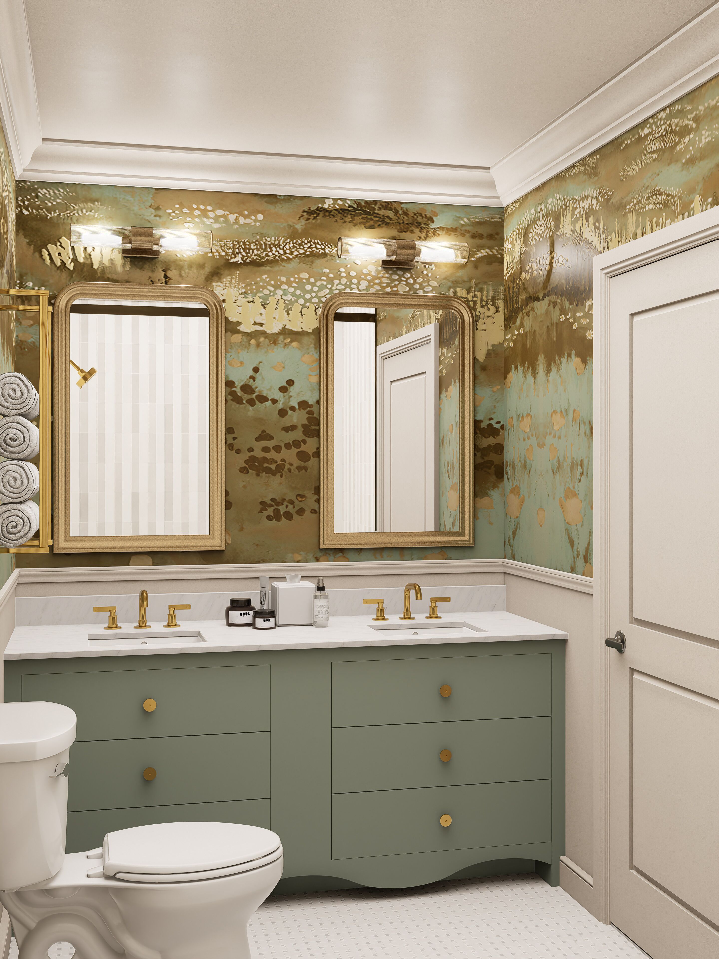 Standard Queen | Bathroom | Hair dryer, towels