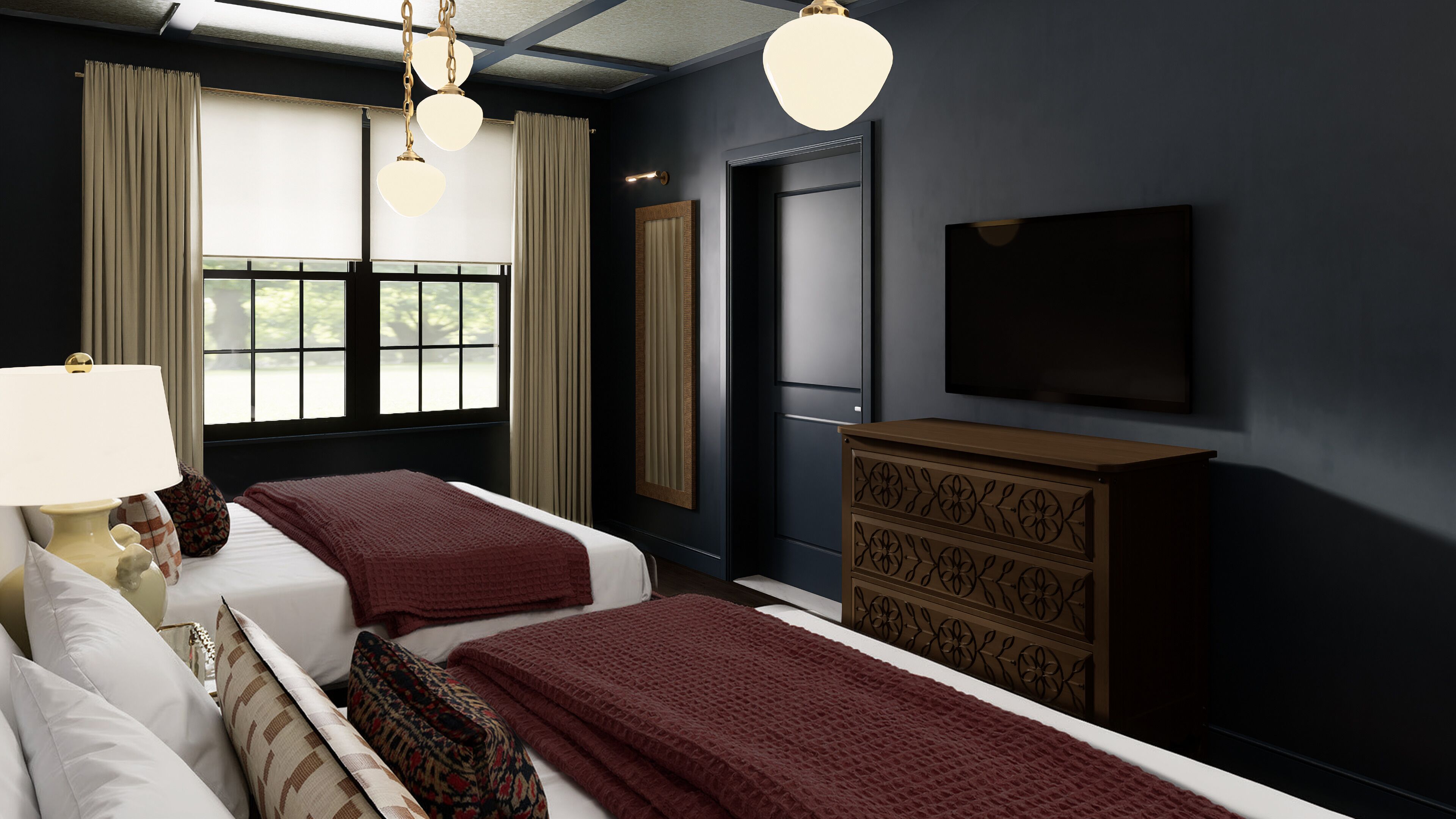 Standard Queen | In-room safe, blackout drapes, iron/ironing board, free WiFi