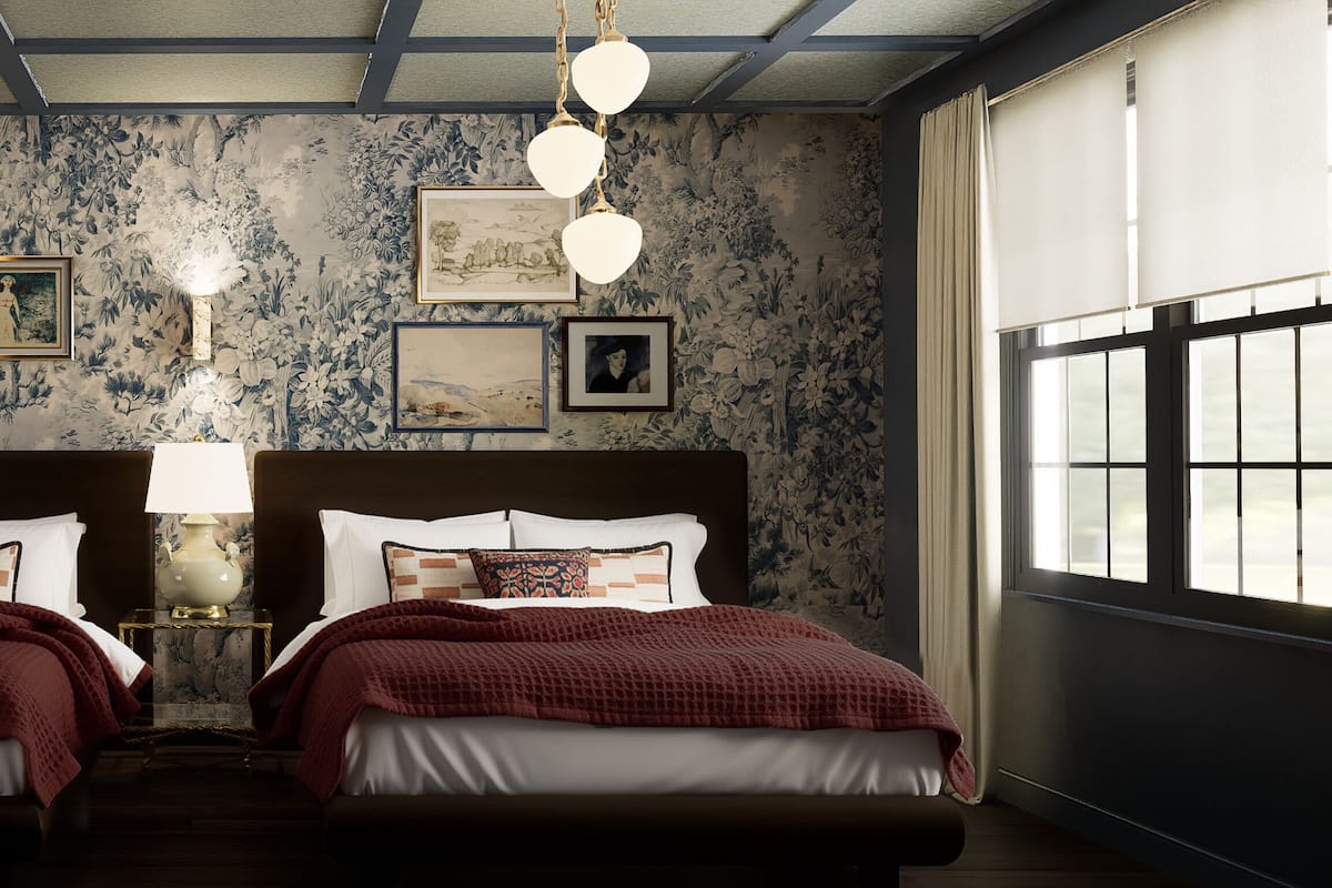 Caja de seguridad en la habitación y cortinas blackout