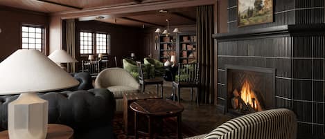 Lobby sitting area
