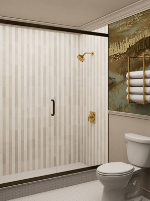 Standard Double Room | Bathroom | Hair dryer, towels