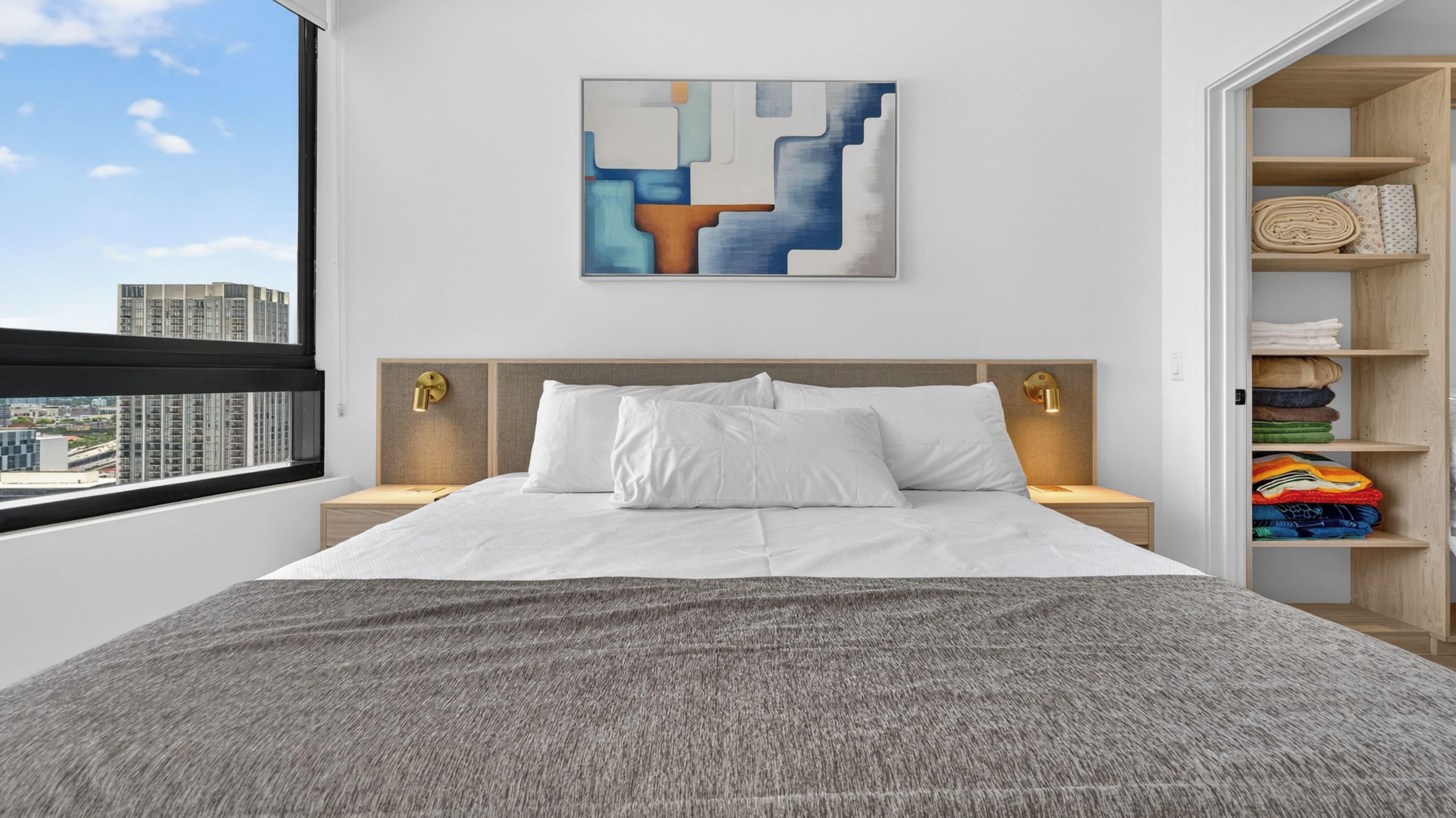 Egyptian cotton sheets, premium bedding, down duvets, memory-foam beds