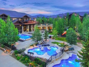 Pool - Grand Timber Lodge in lovely Breckenridge, Sleeps up to 6 May 3 - May 10. (Breckenridge)