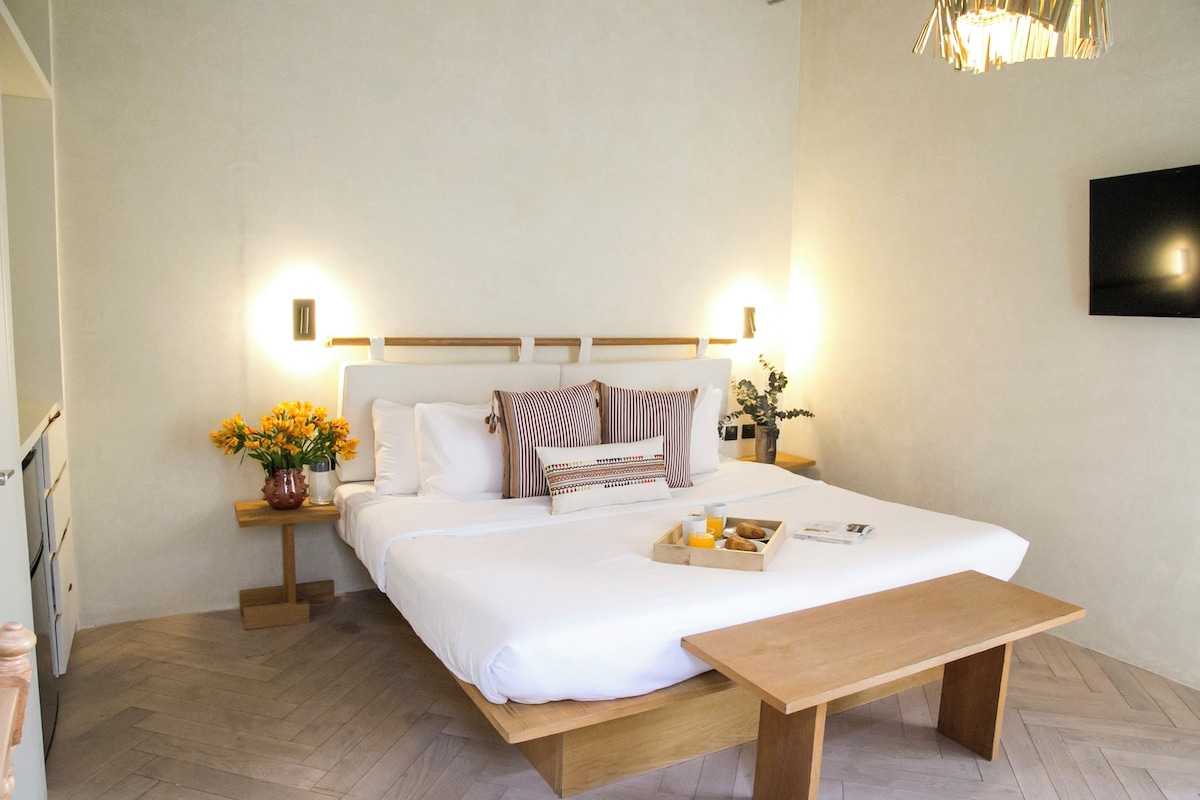 In-room safe, iron/ironing board, WiFi (free), individually decorated
