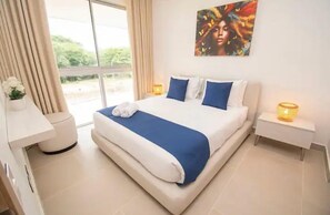 1 bedroom, iron/ironing board, Internet, bed sheets - Exclusive Apartment in Cartagena, Baia Kristal (Cartagena de Indias)