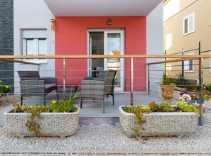 Terrace/patio - Apartments Bellavista Grebaštica - Standard One Bedroom Apartment with Balcony (Šibenik)