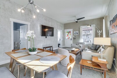 Deck & Home Office: Walkable Albuquerque Home