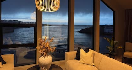 Exclusive holiday home with panoramic sea views in Karmøy with exterior jacuzzi