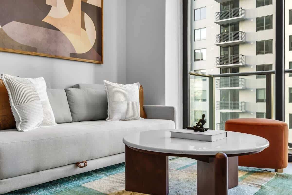 TV, foosball, offices