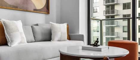 TV, foosball, offices