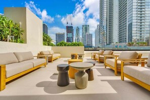 Terrace/patio - FIFA World Cup Condo | Free Parking & Rooftop Pool (Miami)