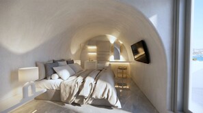 Habitación doble, vistas al mar | Tabla de planchar con plancha y wifi gratis