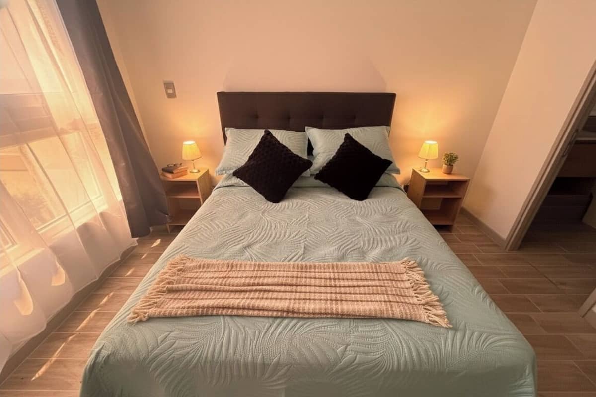 Blackout drapes, iron/ironing board, free WiFi