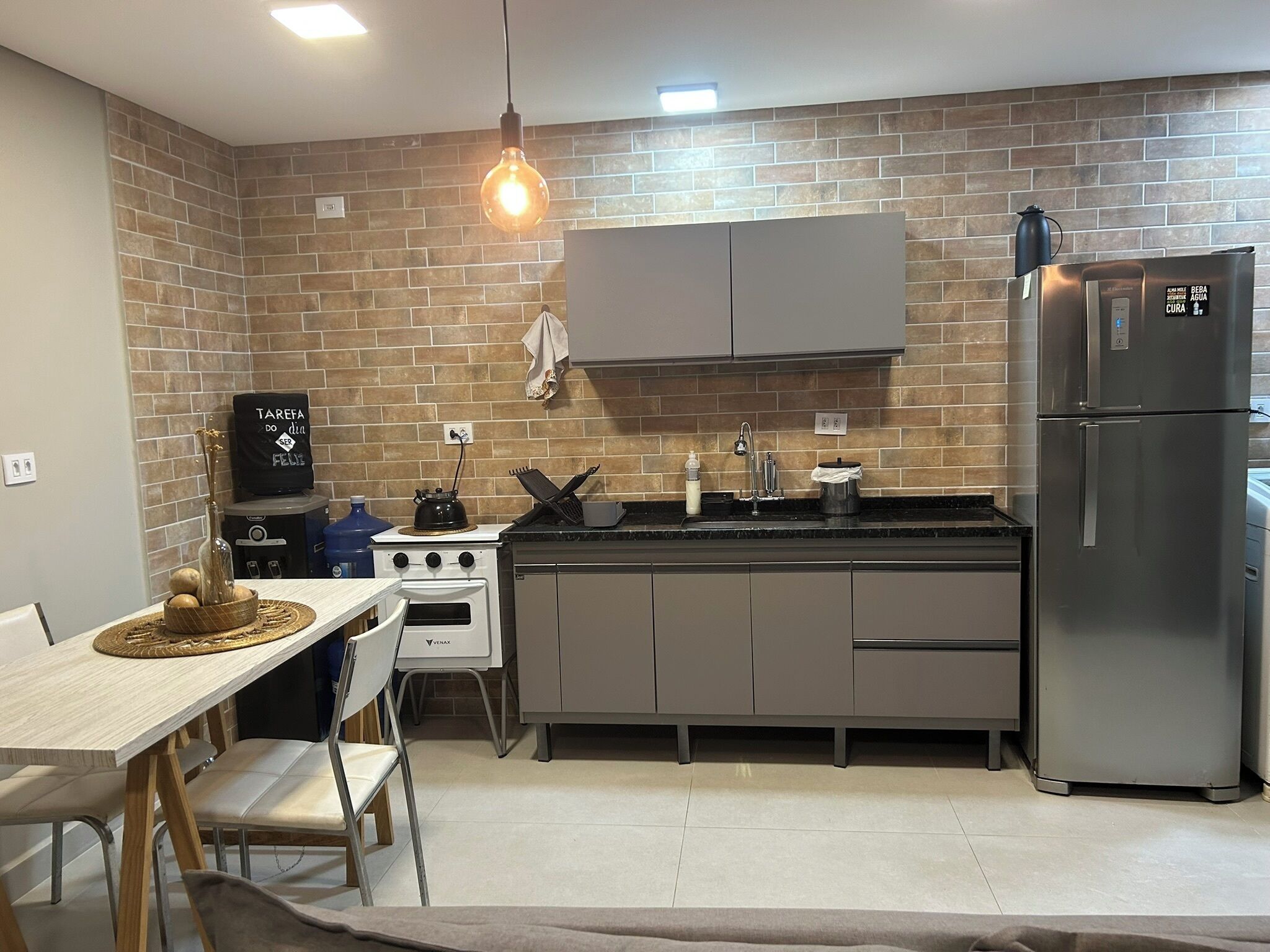 Micro-ondas, fogão, cooktop