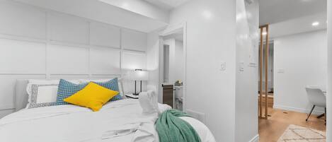 1 bedroom, iron/ironing board, Internet, bed sheets