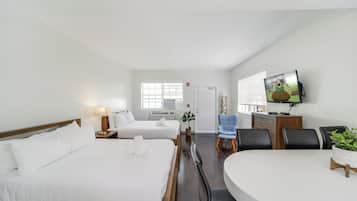 In-room safe, desk, laptop workspace, iron/ironing board