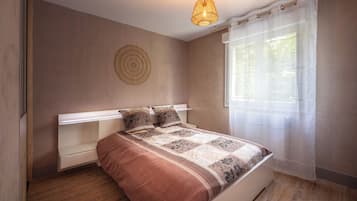 2 chambres, draps fournis