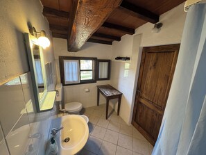 Shower, hair dryer, bidet, towels - Vrbo Property (Scansano)