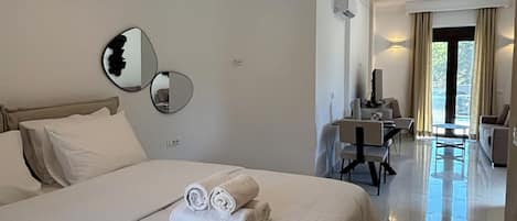 1 habitación, cuna de viaje, wifi gratis y ropa de cama