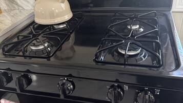 Microwave, oven, stovetop