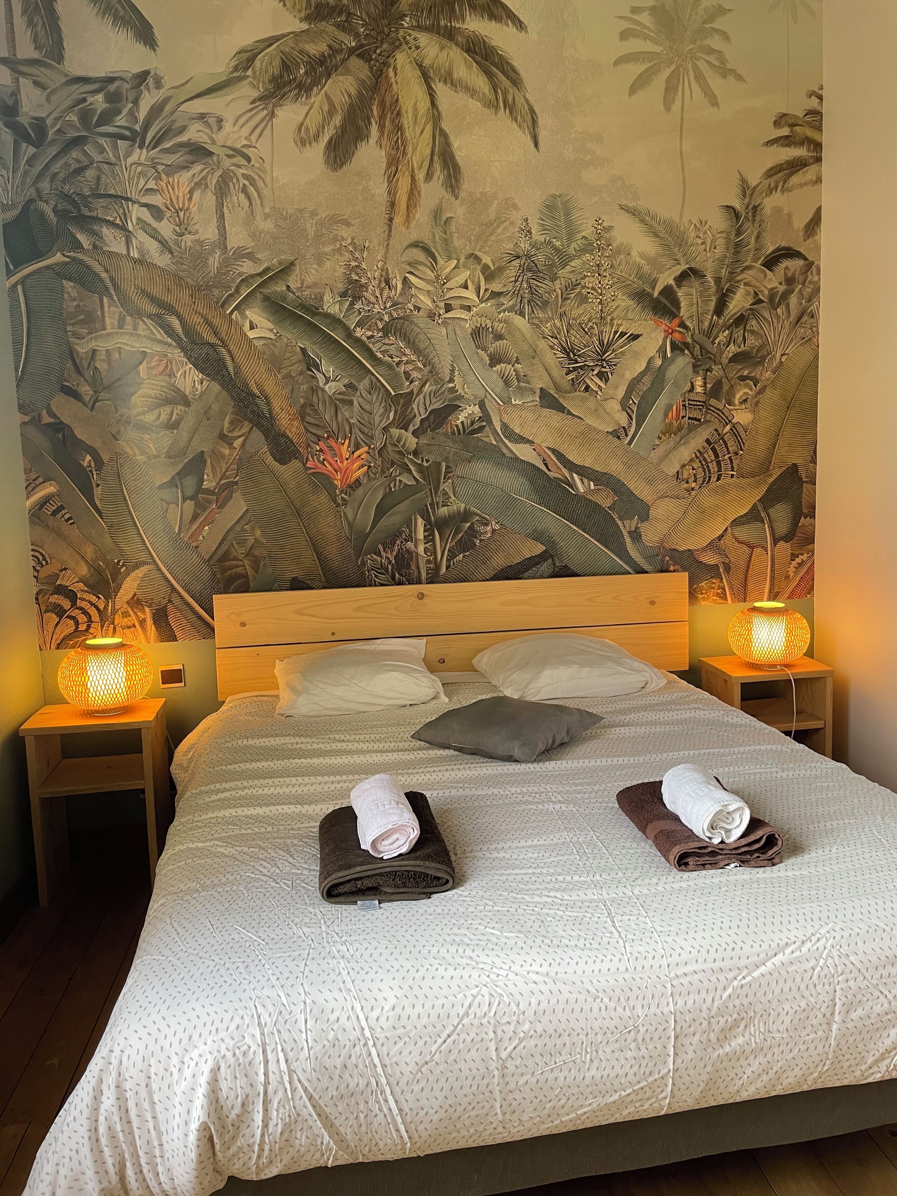 4 chambres, accès Internet, draps fournis