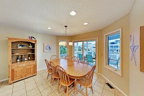 Dining - SEA Dreams 5 br Canal House with Boat Dock (Ocean Isle Beach)