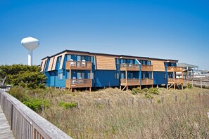 Exterior - 2 br, 1.5 ba condo, oceanfront building, side unit (Ocean Isle Beach)