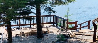 Serene Lake-Front Getaway with Private Dock and Decks for Fun and Relaxation