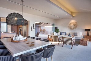 Dining - Beachfront Villa Within Gates Porta Fortuna (Corral del Risco)
