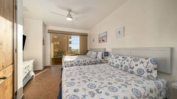 Departamento de lujo, para no fumadores, vista al océano | Caja de seguridad en la habitación, cortinas blackout y insonorización