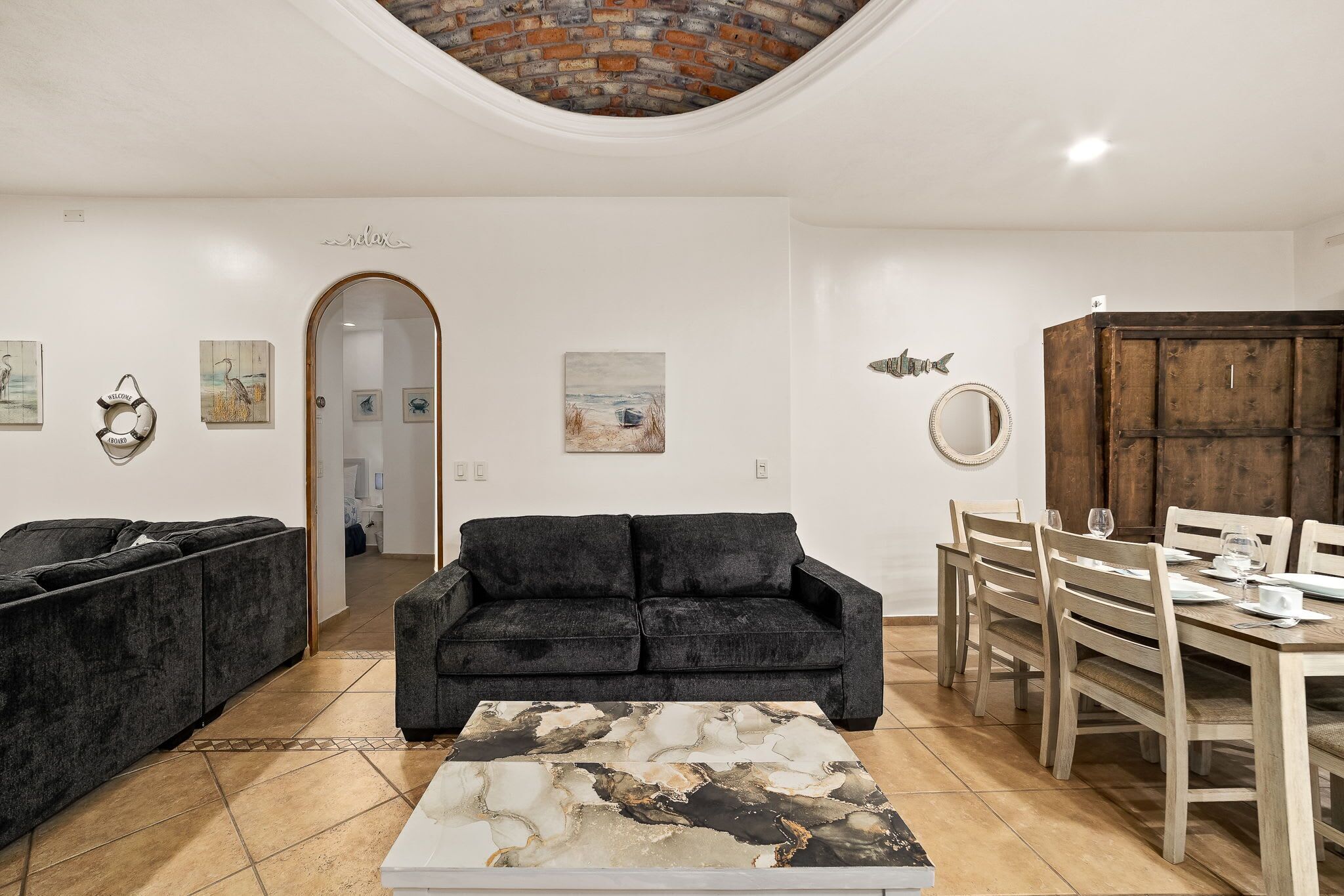 Luxury-Apartment, Meerblick | Innenbereich