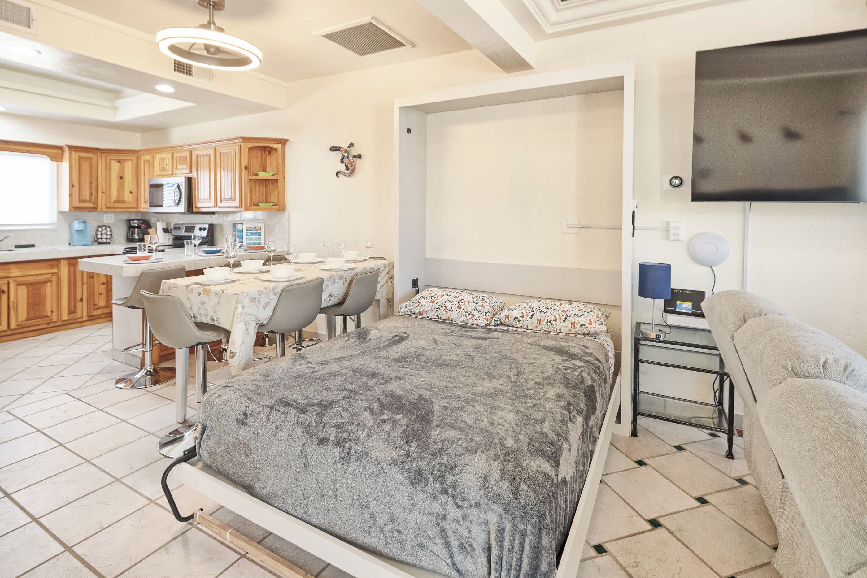 Caja de seguridad en la habitación y cortinas blackout 