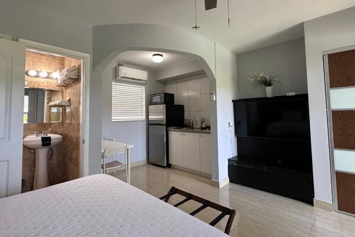 Blackout drapes, iron/ironing board, free WiFi