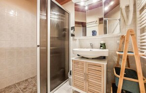 Shower, hair dryer - Charmante maison au calme (Savigné)